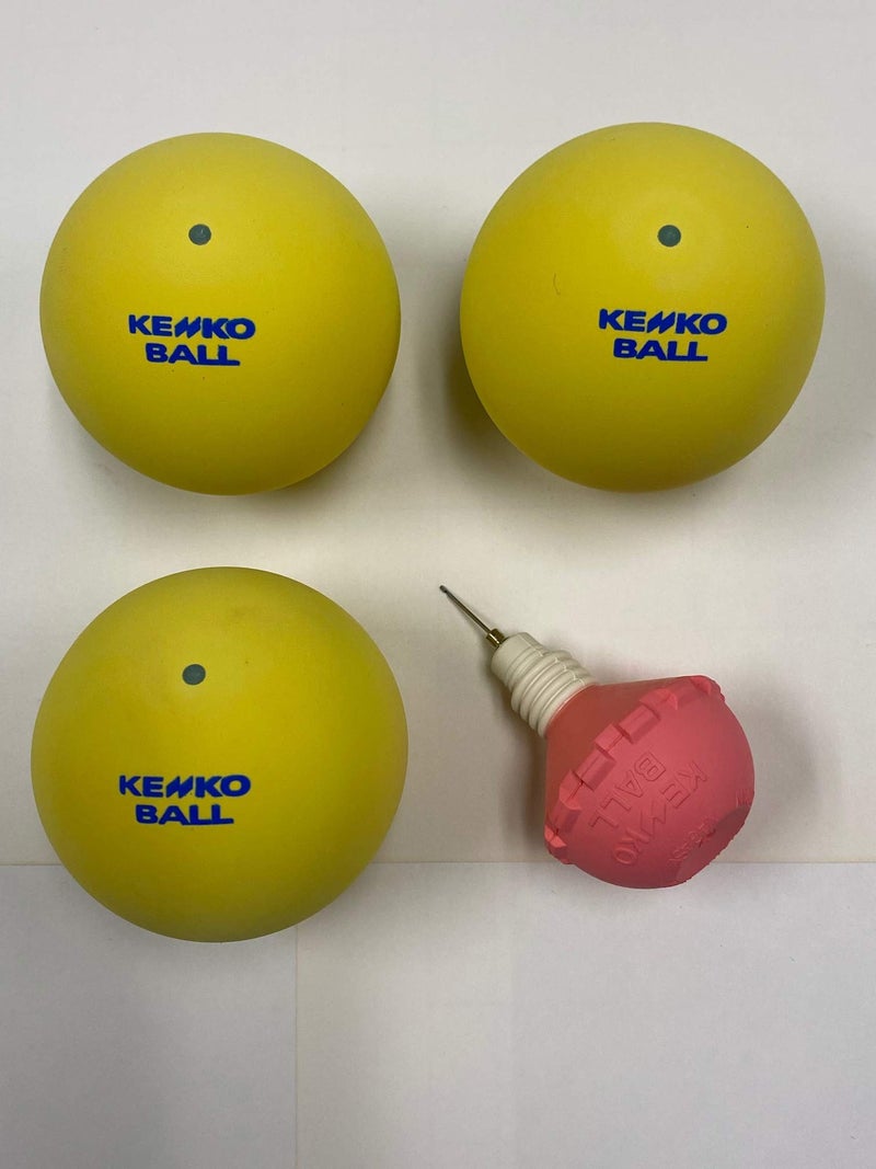 Markwort Kenko Soft Tennis Ball Starter Set (Yellow, 4-Piece) - Image 3